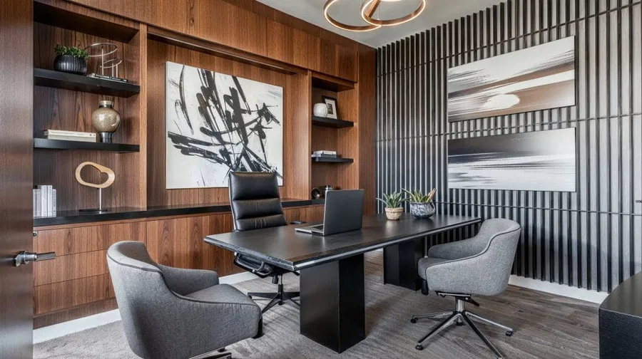 Kantoor ontvangstruimte en interieur wrapping